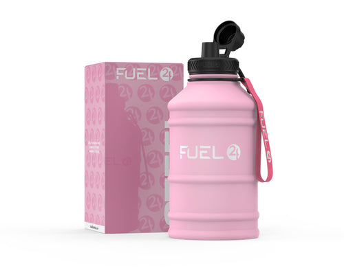 Stainless Steel 1.3 Litre Water Bottle Soft Pink BPA free Metal Gym Water